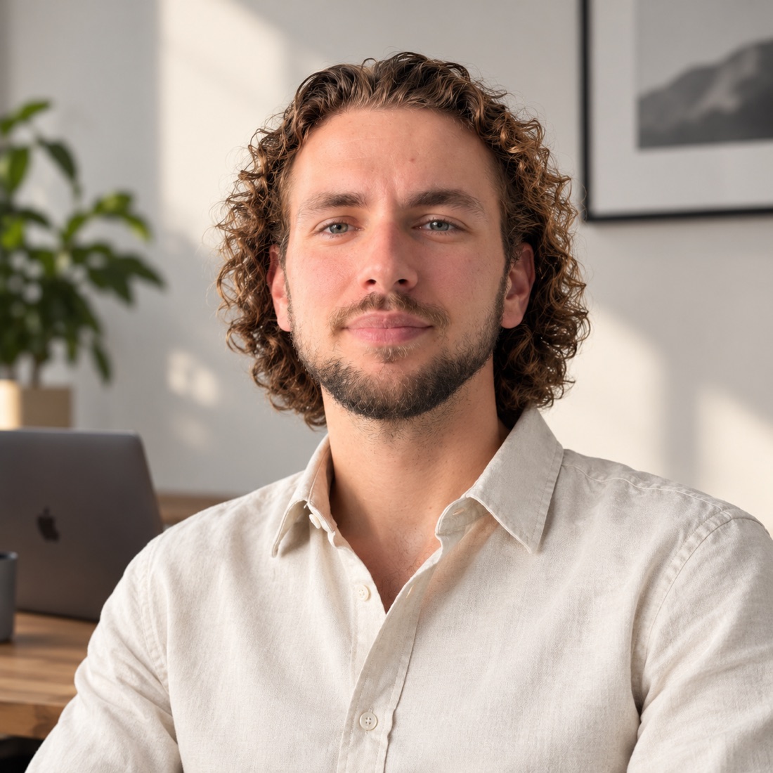 Juraj Cervenik am Arbeitsplatz